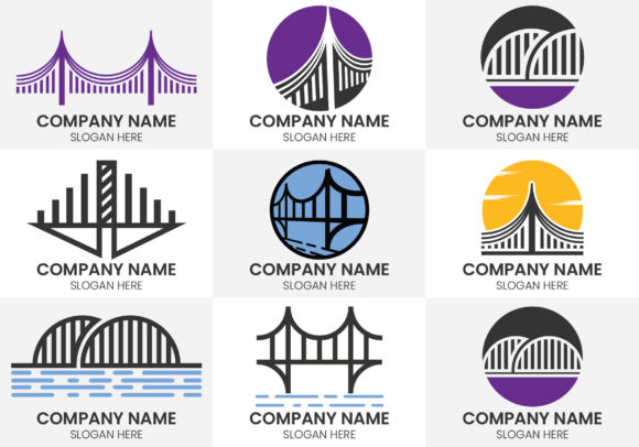 Bridge the Gap in Your Branding with This Logo Set