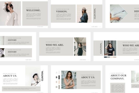 Clinton PowerPoint Template: A Designer's Toolkit for Elegant Presentations