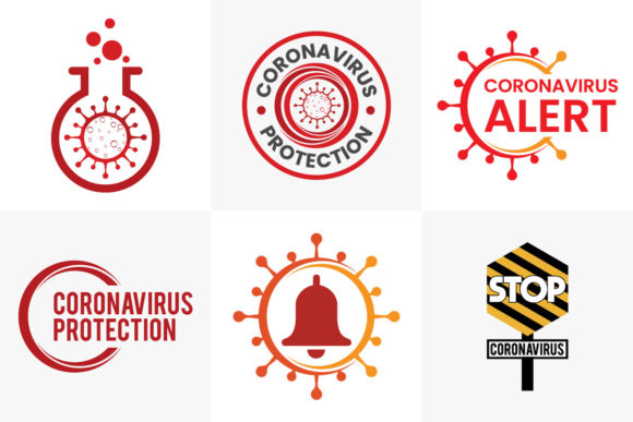 Coronavirus (Covid-19) Stop Virus Sign: A Designer's Visual Toolkit