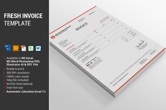 Fresh Invoice Template: Streamline Your Billing