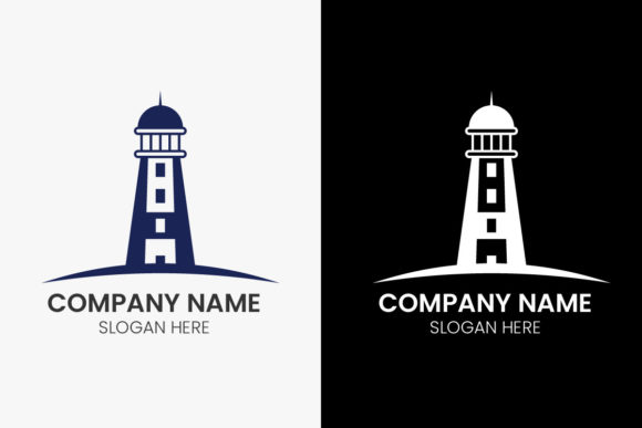 Guiding Your Brand: The Lighthouse, Beacon Logo Icon Vector
