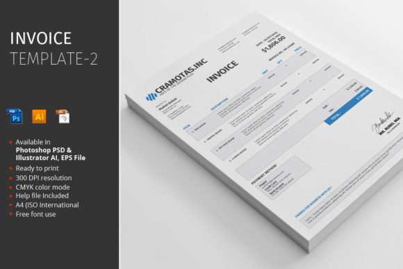 Invoice Template-2: Streamlining Your Client Billing