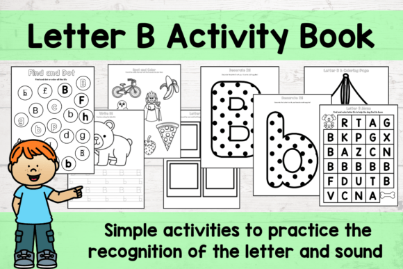 Letter B Activity Book Worksheets: Building Foundational Skills