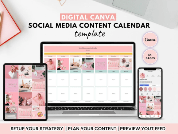 Master Your Feed: The Ultimate Social Media Content Canva Template