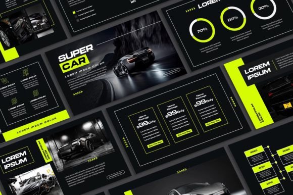 Modern Black PowerPoint Template: Elevate Your Visual Storytelling